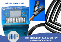 Máy in phun lên cao su sắc nét, chống nhòe, bền lâu