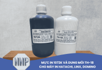 Mực in 1072K và dung môi TH-18 dùng cho máy in Hitachi, Linx, Domino