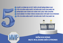 Ưu Điểm Khi Dùng Mực In & Dung Môi Citronix Cho Máy In Công Nghiệp