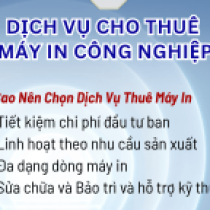 Dịch Vụ Cho Thuê Máy In Công Nghiệp|Công ty TNHH Ngân Nhân Phát