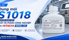 Dung môi S1018 chuyên dùng cho máy in phun công nghiệp hiệu Hitachi model UX