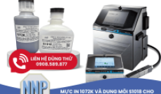 Mực in 1072K và dung môi S1018 cho máy in hiệu Hatachi model UX