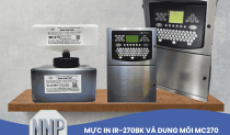 Mực in IR-270BK và dung môi MC270 cho máy in Domino model A100, A200