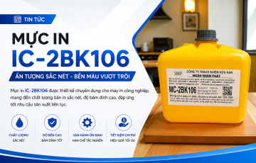 Mực in IC-2BK106 dùng cho máy in hiệu Domino model AX 150 , 350