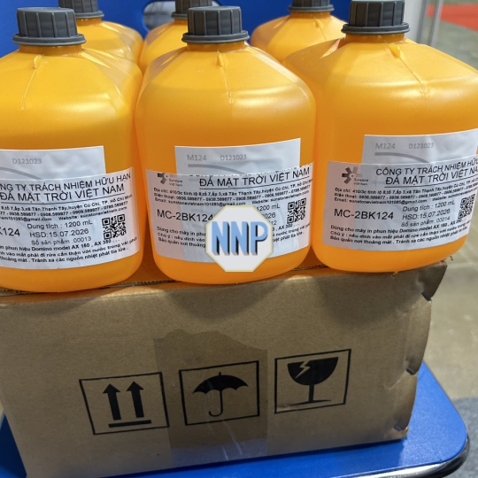 Dung môi MC 124 BK cho máy hiệu Domino model AX 150